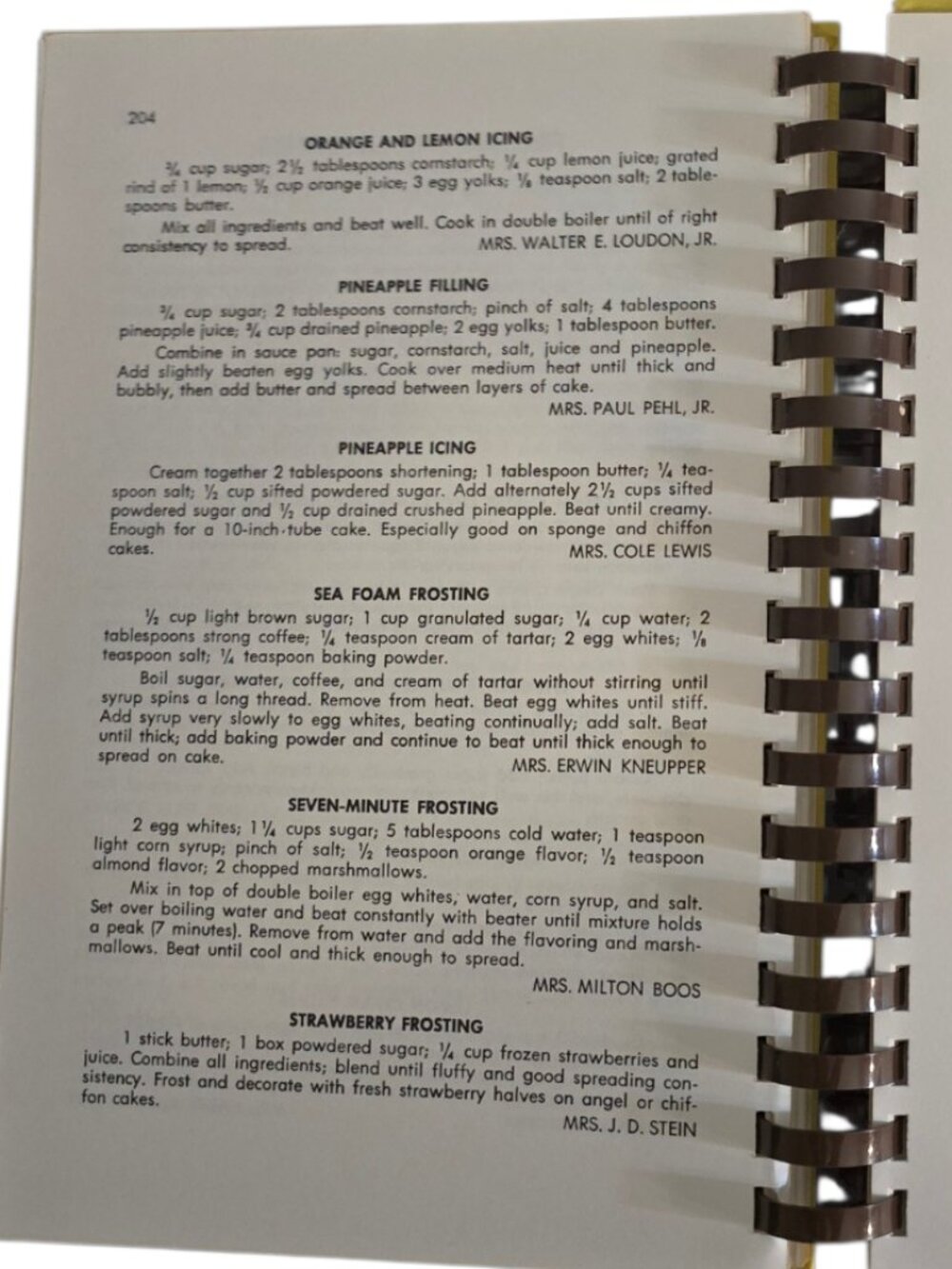 Vintage Fredericksburg TX Home Kitchen Cookbook 12th Ed Spiral PTA Recipes - Picture 5 of 13